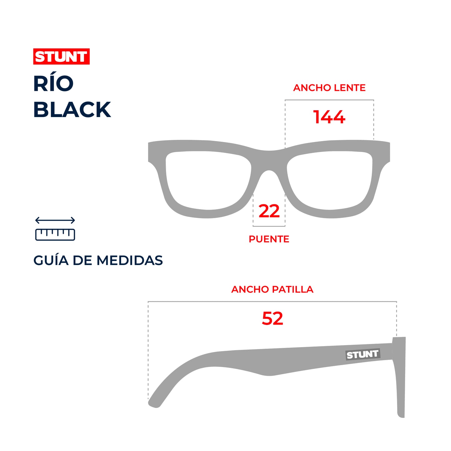 Lentes de sol STUNT - Río Black