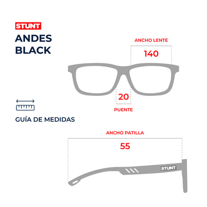 Lentes de sol STUNT - Andes black