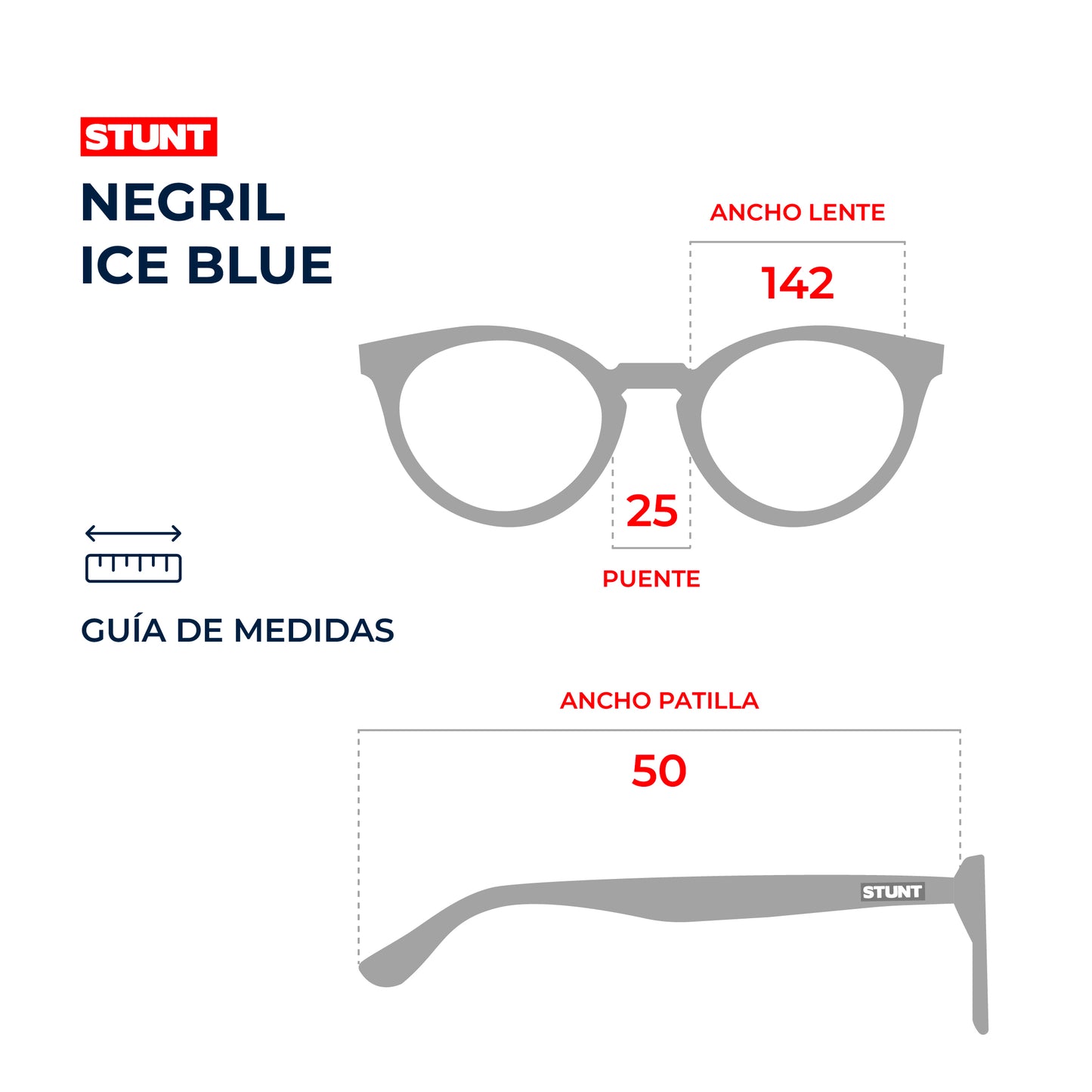 Lentes de sol STUNT - Negril Ice Blue