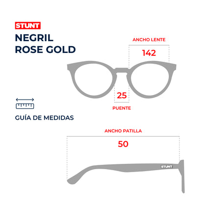 Lentes de sol STUNT - Negril Rose Gold