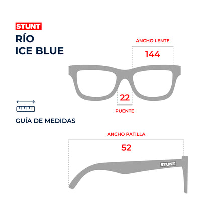 Lentes de sol STUNT - Río Ice Blue